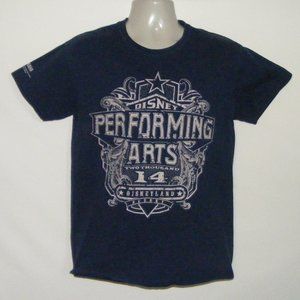 DISNEYLAND ACTORS/Performing Arts Tshirt, M, Navy Blue, SS, 2014 Event